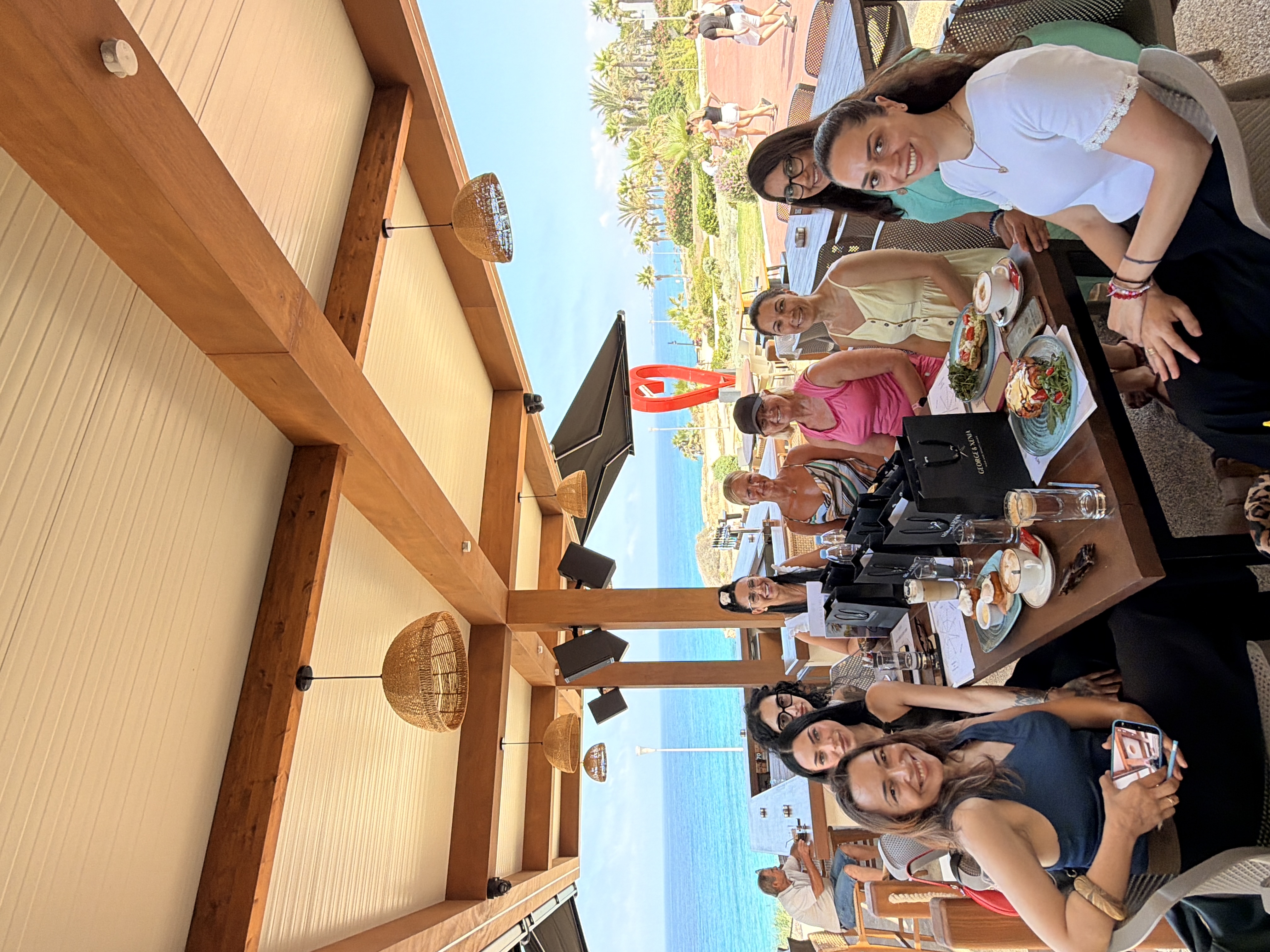 The women of WPA together overlooking the sea at the fourth Power Breakfast, 22 June 2026