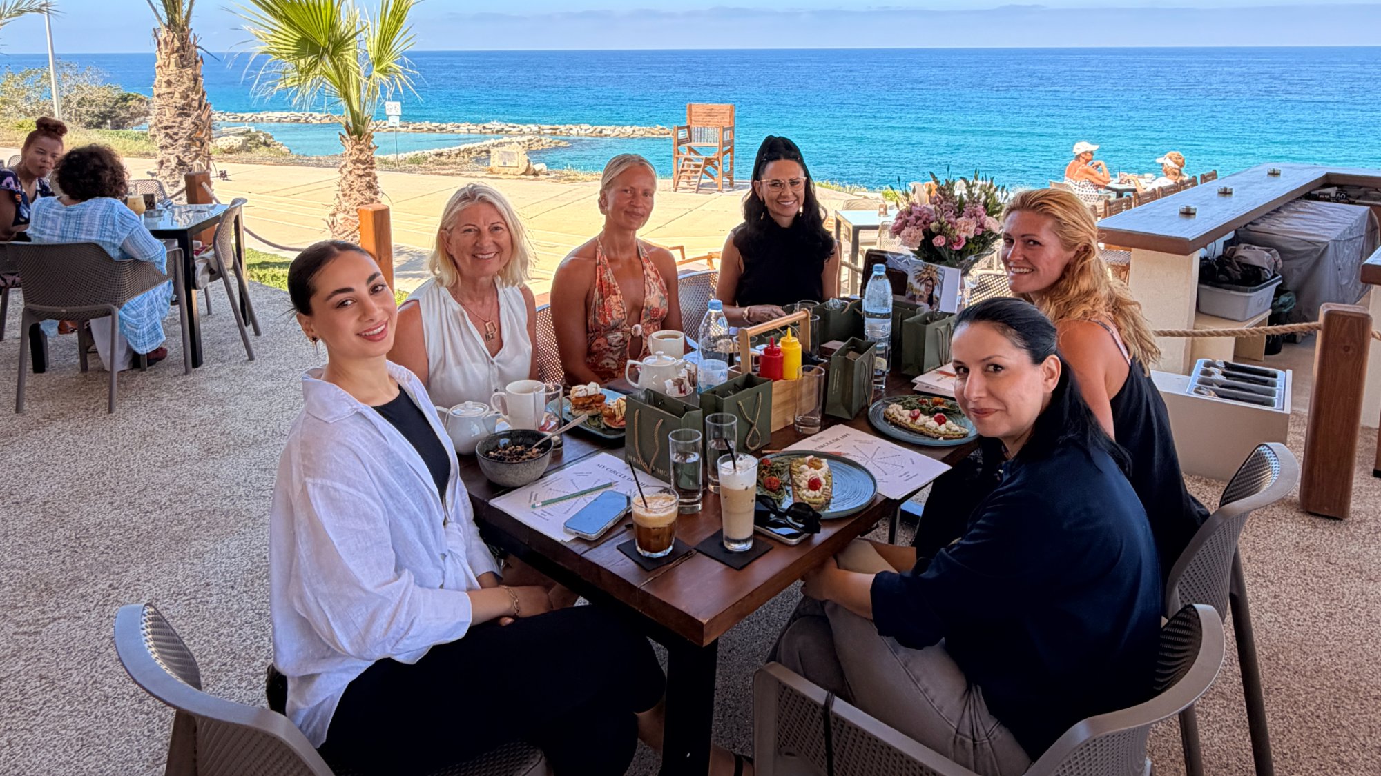 The women of WPA at the first Power Breakfast in Paphos