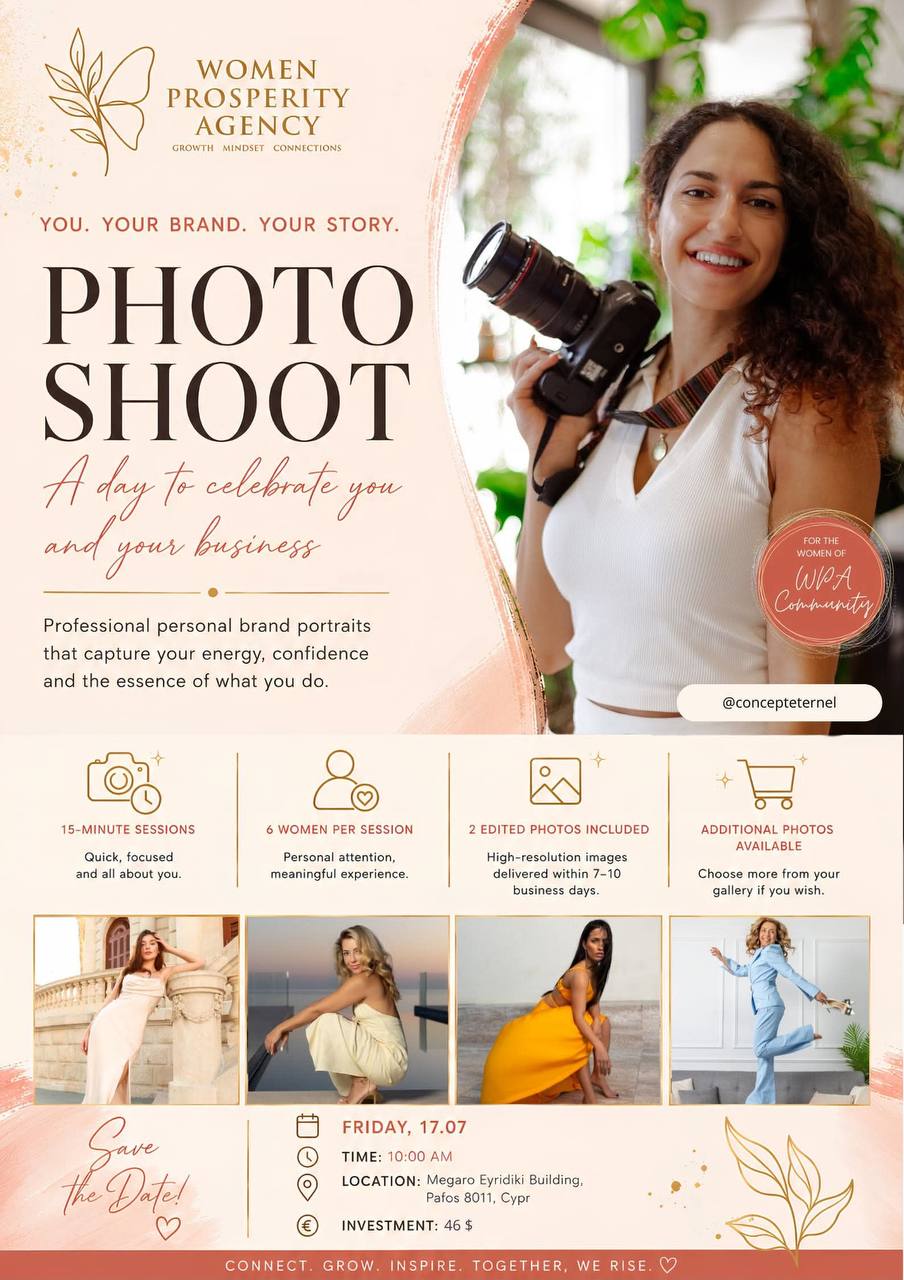 Photo Shoot — A day to celebrate you and your business, with @concepteternel