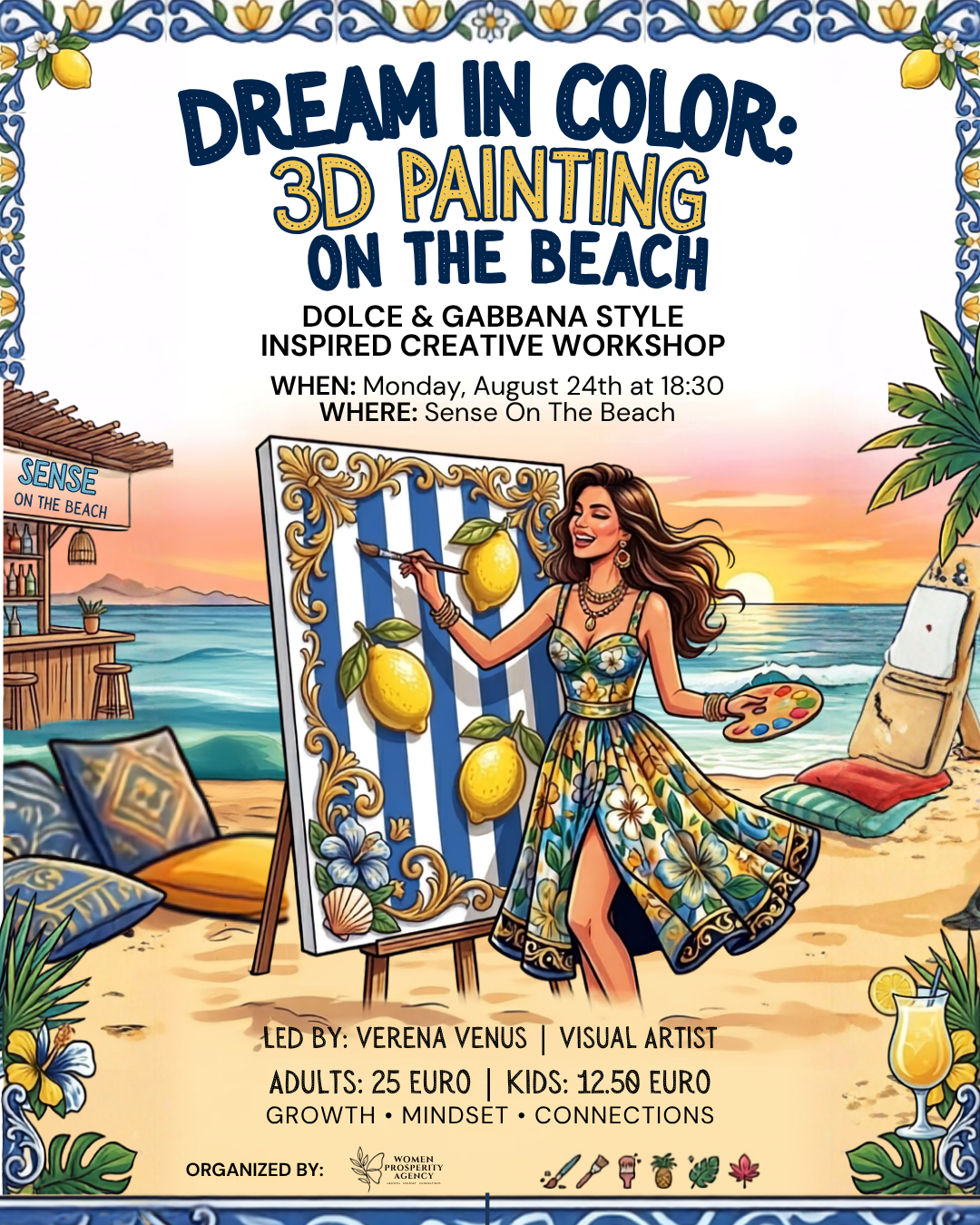 Dream in Color: 3D Painting on the Beach — Networking + Creative Workshop